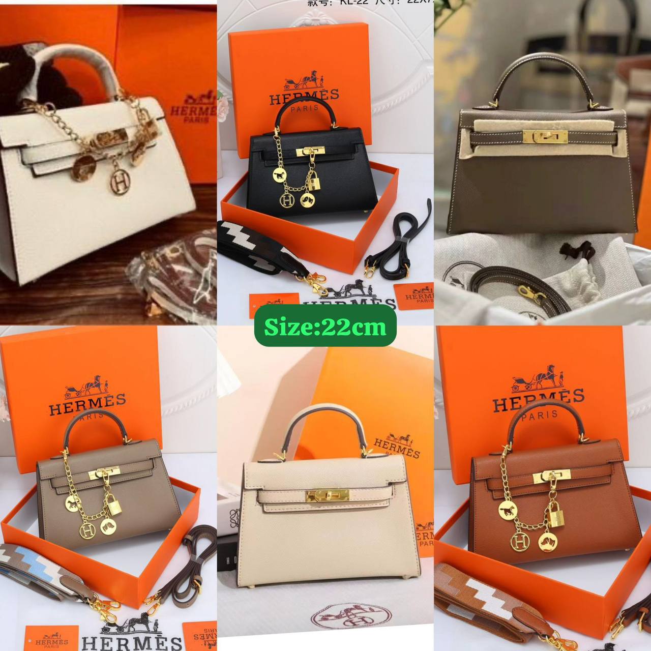 Hermes 
Size 22cm
105 dhs✅
With box 📦

Zain70
♥️♥️♥️