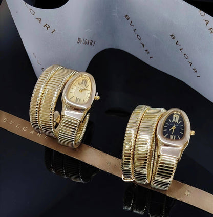 BVLGARI 🦋*
Watch ✨
good quality 💯
With normal boxes 📦
80 dhs❣️
With master box 📦 
105 dhs❣️

Zain216
♥️♥️♥️