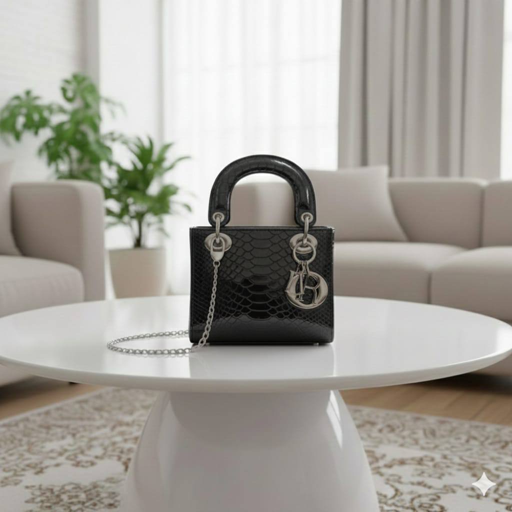 CHRISTIAN LADY DIOR
ɢʟᴏssʏ ᴄʀᴏᴄᴏᴅɪʟᴇ ʟᴇᴀᴛʜᴇʀ
sɪʟᴠᴇʀ ʜᴀʀᴅᴡᴀʀᴇ
ᴡɪᴛʜ ʟᴏɴɢ ᴄʜᴀɪɴ sʟɪɴɢ
sɪᴢᴇ : 17 cm
ᴡɪᴛʜ BOX
🎁🎁🎁

95 dhs🪙🌺

Zain31
♥️♥️♥️
