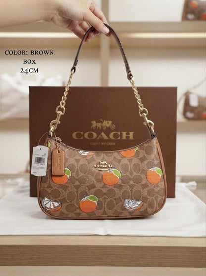 Coach ᴛᴇʀɪ sʜᴏᴜʟᴅᴇʀ ʙᴀɢ
ɢᴏʟᴅ ʜᴀʀᴅᴡᴀʀᴇ/ʟᴏɴɢ sᴛʀᴀᴘ
ᴅᴇsɪɢɴ ᴄʜᴇʀʀʏ ᴘʀɪɴᴛ
ᴡɪᴛʜʙᴏx
ʟᴇᴀᴛʜᴇʀ ғᴀʙʀɪᴄ ʟɪɴɪɴɢ ɪɴsɪᴅᴇ
Sɪᴢᴇ:𝟐𝟒ᴄᴍ
100 dhs🇦🇪🇦🇪

Zain56
♥️♥️♥️