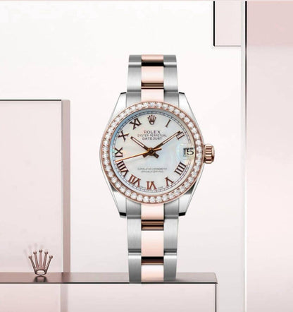 Rolex For Ladies 
Automatic 
Good Quality  31mm 
230 dhs❤️

Zain59
♥️♥️♥️