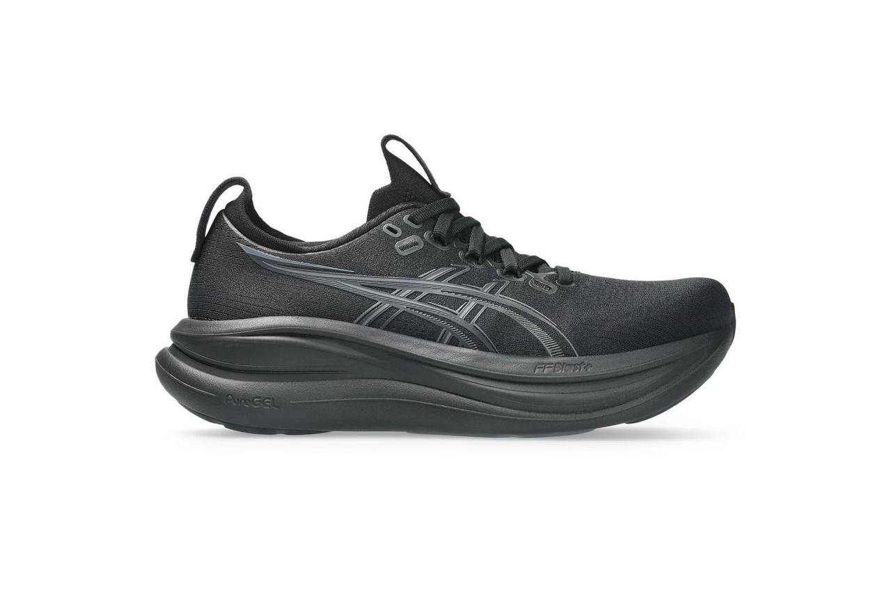 Asics Gel-Nimbus 28 Black/Graphite. 
36-45 AVAILABLE 🤩
220 dhs✅

Zain242
♥️♥️♥️