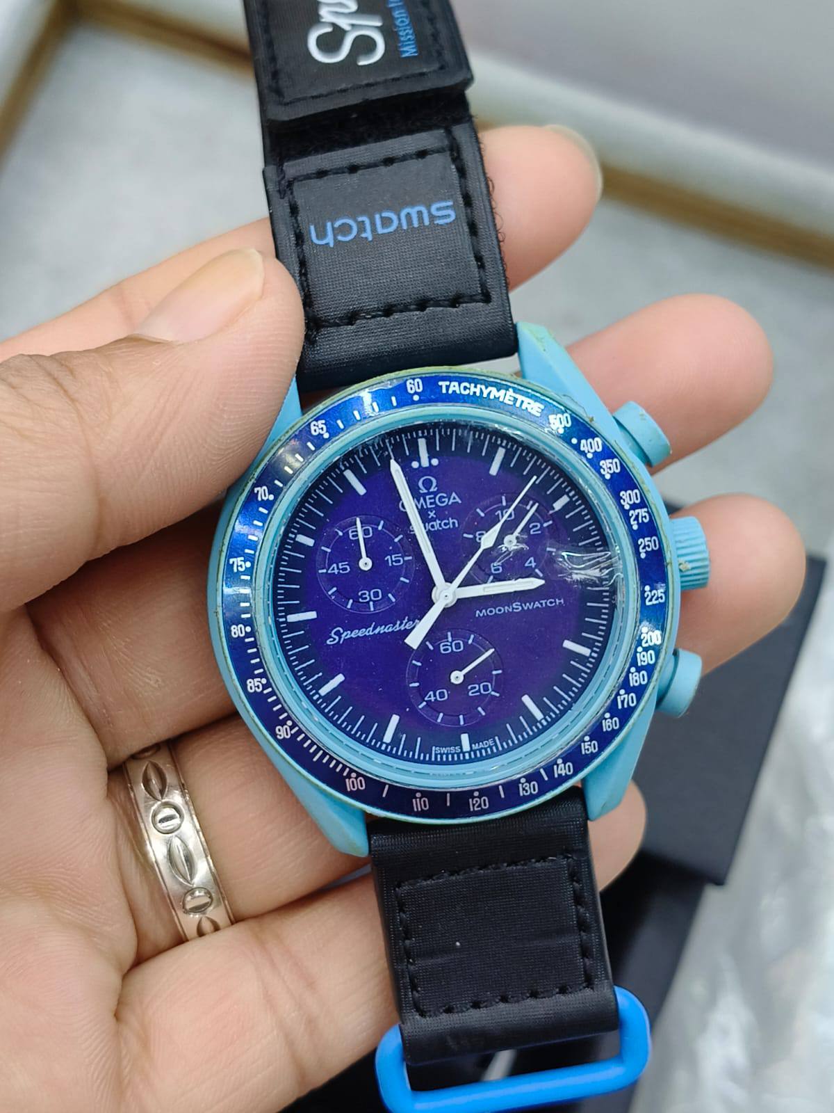Omega Swatch 
ceramic 
90 dhs🇦🇪🇦🇪
with box 

Zain25
♥️♥️♥️