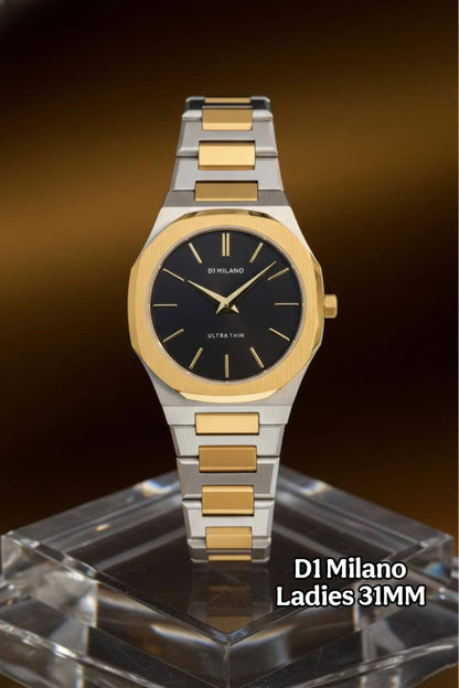 D1 Milano 
For Ladies Good Quality 
31MM 
250 dhs🪙🌨️

Zain59
♥️♥️♥️