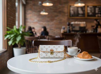 LV
ᴘᴏᴜᴄʜᴇᴛᴛᴇ ᴄᴀᴍɪʟʟᴇ
ɢᴏʟᴅ ᴄʜᴀɪɴ ᴀᴅᴊᴜsᴛᴀʙʟᴇ 
ʀᴇᴍᴏᴠᴀʙʟᴇ ᴄʜᴀɪɴ 
ᴡɪᴛʜ sᴍᴀʟʟ ʙᴇʟᴛ sᴛʀᴀᴘ
ᴡɪᴛʜ sᴍᴀʟʟ ᴄʜᴀɪɴ
sɪᴢᴇ: 20.5 x 11 x 6 cm
ᴡɪᴛʜ BOX
🎁🎁🎁

95 dhs🪙💚

Zain31
♥️♥️♥️