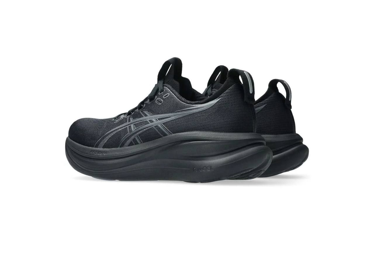 Asics Gel-Nimbus 28 Black/Graphite. 
36-45 AVAILABLE 🤩
220 dhs✅

Zain242
♥️♥️♥️
