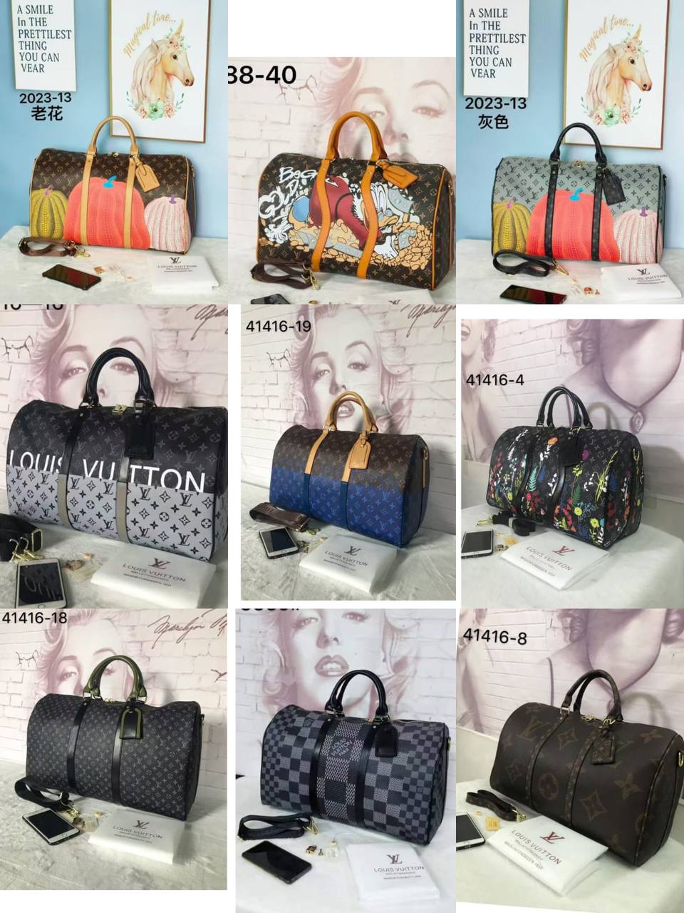 LV Travel Bags
115 dhs✅ 
high quality 
55cm

Zain26
♥️♥️♥️