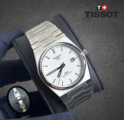 TISSOT PRX MEN
*GOOD QUALITY*
*BATTERY*
210 dhs❣️

Zain29
♥️♥️♥️