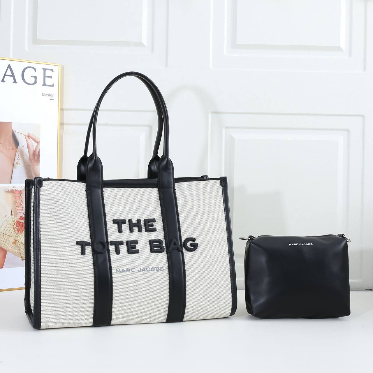 MARC JACOBS 
THE TOTE BAG 
BIG SIZE 
HIGH QUALITY
130 dhs🇦🇪🇦🇪

Zain295
♥️♥️♥️