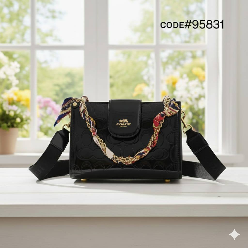 Coach ᴄʀᴏssʙᴀɢ
ᴡɪᴛʜ ᴄʜᴀɪɴ ʙᴇʟᴛ ᴛᴡɪʟʟʏ
sɪᴢᴇ : 24 cm

60 dhs🪙💚

Zain31
♥️♥️♥️