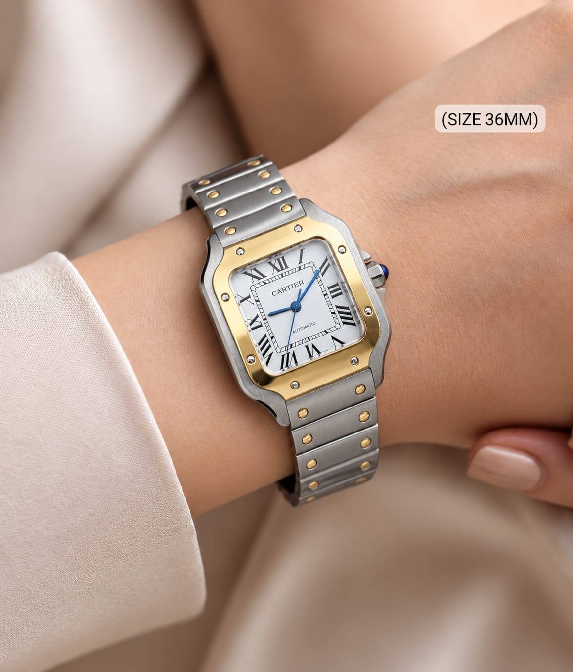 Cartier 

watch for unisex

 good quality 
automatic 

size 36mm
280 dhs🇦🇪🇦🇪

Zain59
♥️♥️♥️