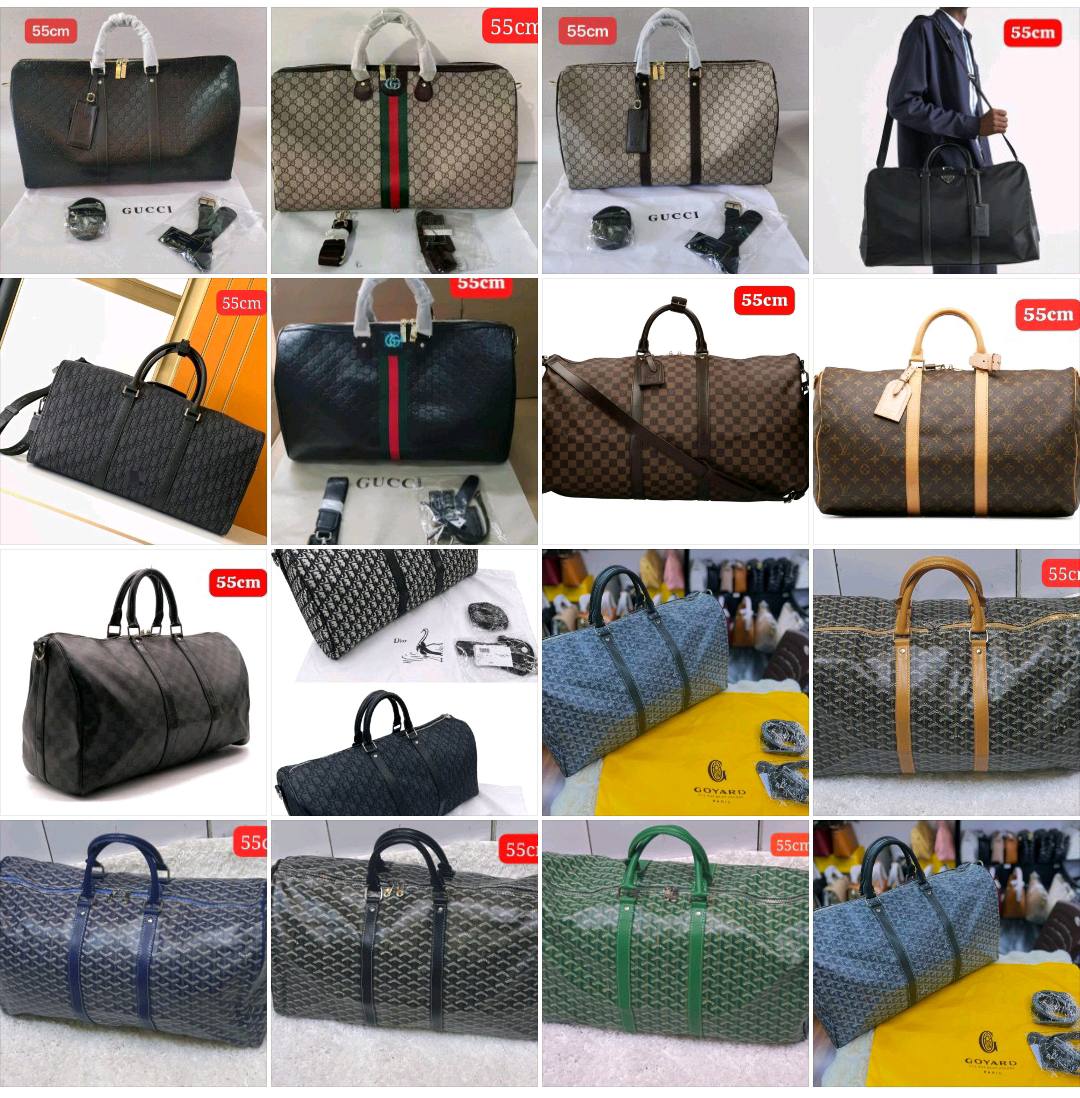 Travel bag 
55cm 
good quality 
120 dhs🇦🇪🇦🇪

Zain168
♥️♥️♥️