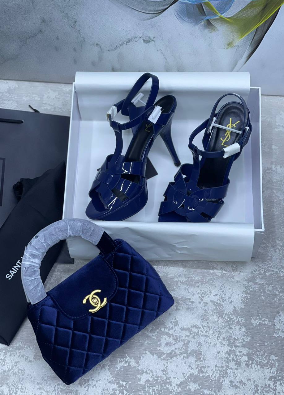 YSL
Heel master quality.   
Bag&shoes.  Set.   
250 dhs💓

Zain175
♥️♥️♥️