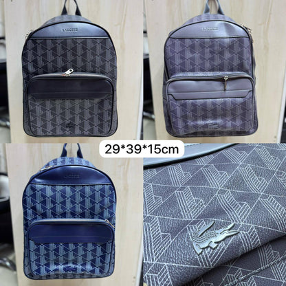 🎒 LACOSTE 🐊 Backpack
1⃣️First quality 
Size: 29 * 39 * 15 cm
95 dhs✅

Zain115
♥️♥️♥️