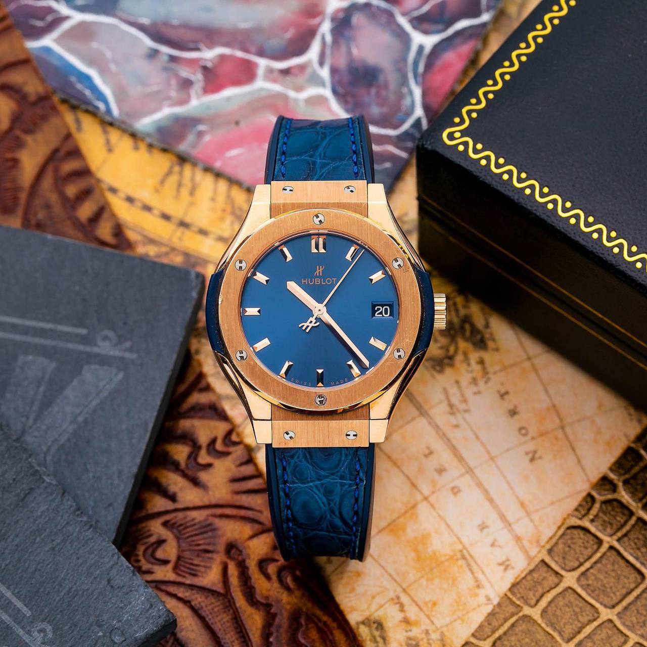 Hublot watch for ladies 
good quality 
290 dhs🪙💕

Zain59
♥️♥️♥️