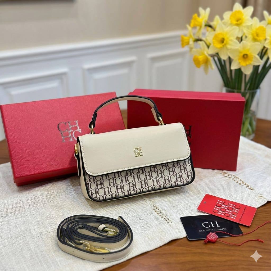 CH - Carolina Herrera
ʜᴀɴᴅʙᴀɢ ᴛᴏᴘ ʜᴀɴᴅʟᴇ
ɪɴ ᴍᴏɴᴏɢʀᴀᴍᴍᴇᴅ ᴘᴀᴛᴛᴇʀɴ
ɢᴏʟᴅ ʜᴀʀᴅᴡᴀʀᴇ
sɪᴢᴇ: 18 cm
ᴡɪᴛʜ ʙᴏx
🎁🎁🎁

90 dhs✅

Zain31
♥️♥️♥️