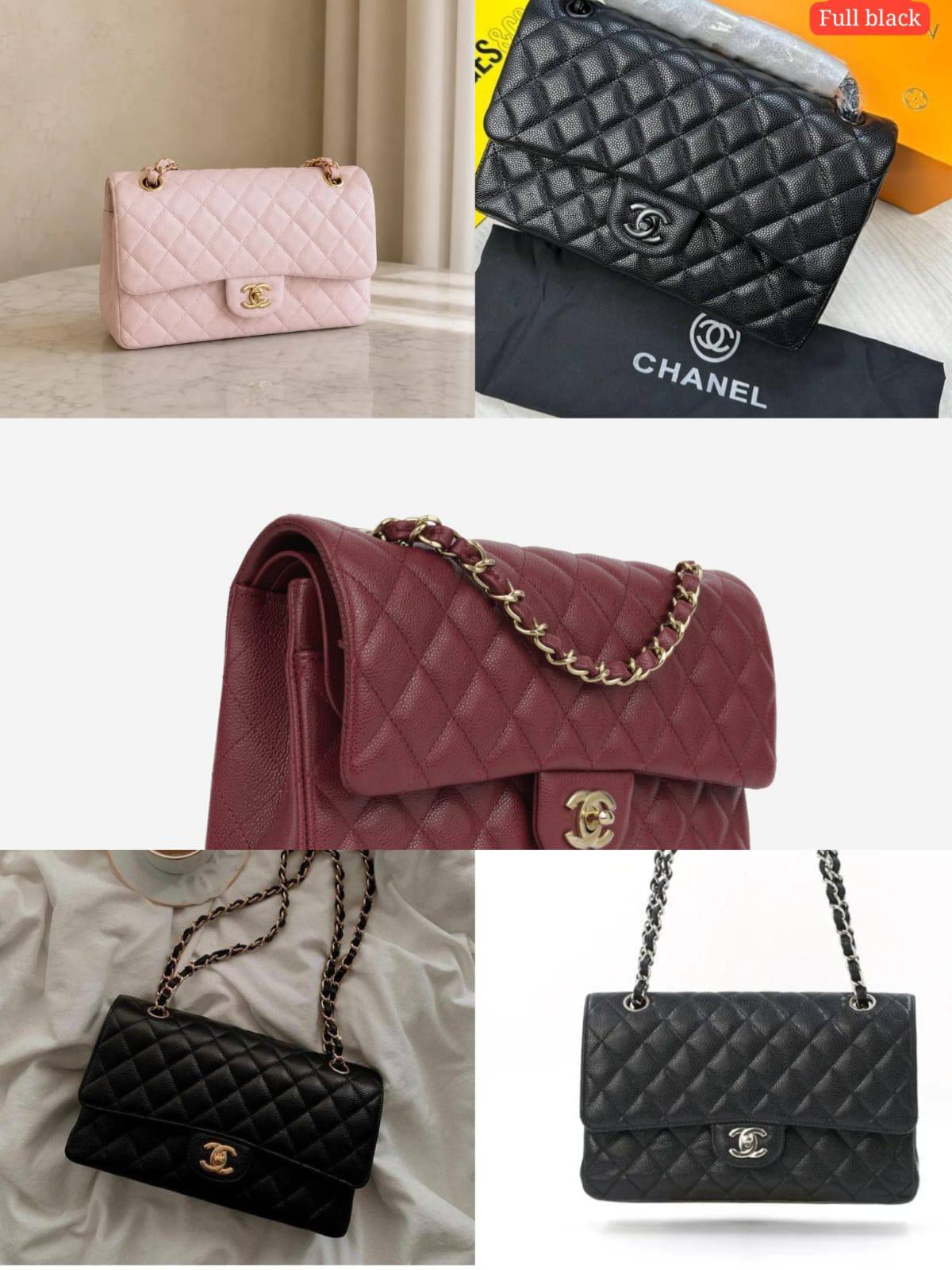 Chanel classic 
25cm cavier 
with box 
110 dhs🇦🇪🇦🇪

Zain168
♥️♥️♥️