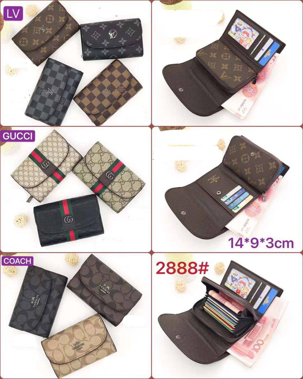 🌈 Brand wallets
multifunction
Size : 14 * 9 * 3 cm
35 dhs🪙🌨️

Zain115
♥️♥️♥️