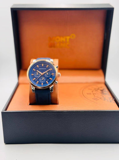 Mont blanc Men
*chronograph working*
*offer price 
55 dhs🪙🌨️

Zain08
♥️♥️♥️