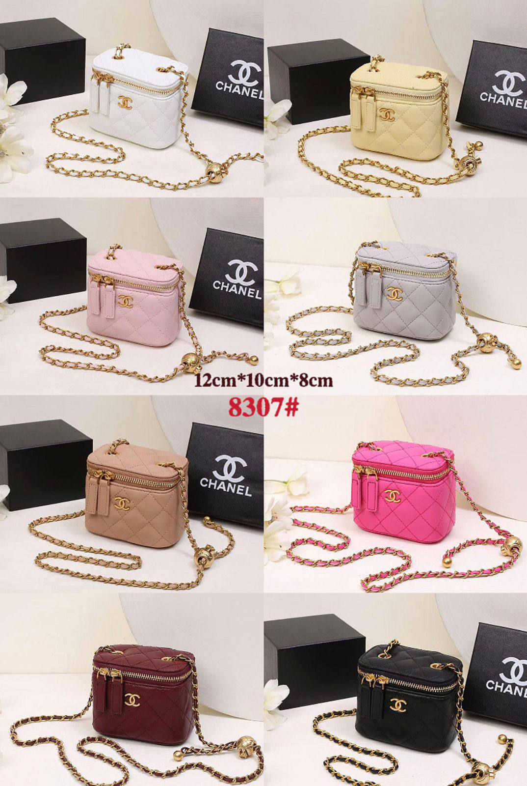 CHANEL 

NEW CAME GOOD QUALITY 
WITH BOX  
🎁🎁🎁

90 dhs🌺

SIZE: 12cm

Zain39
♥️♥️♥️