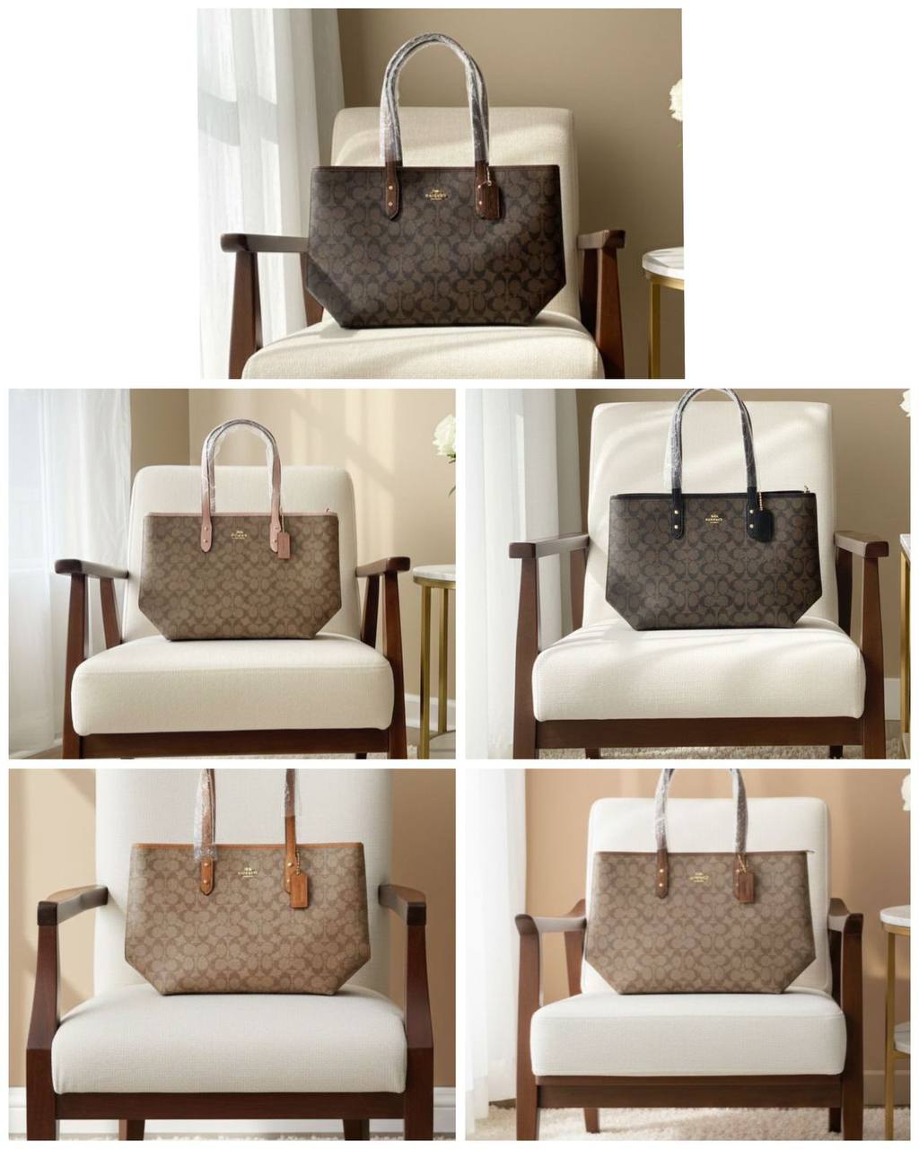 Coach 
Best quality 

with box’s 
🎁🎁🎁

95 dhs✅
size 41 Cm

Zain290