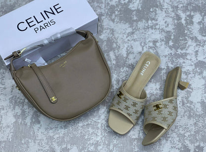 Celine 
Set
Heel size 36 to 40
210 dhs❣️

Zain175
♥️♥️♥️