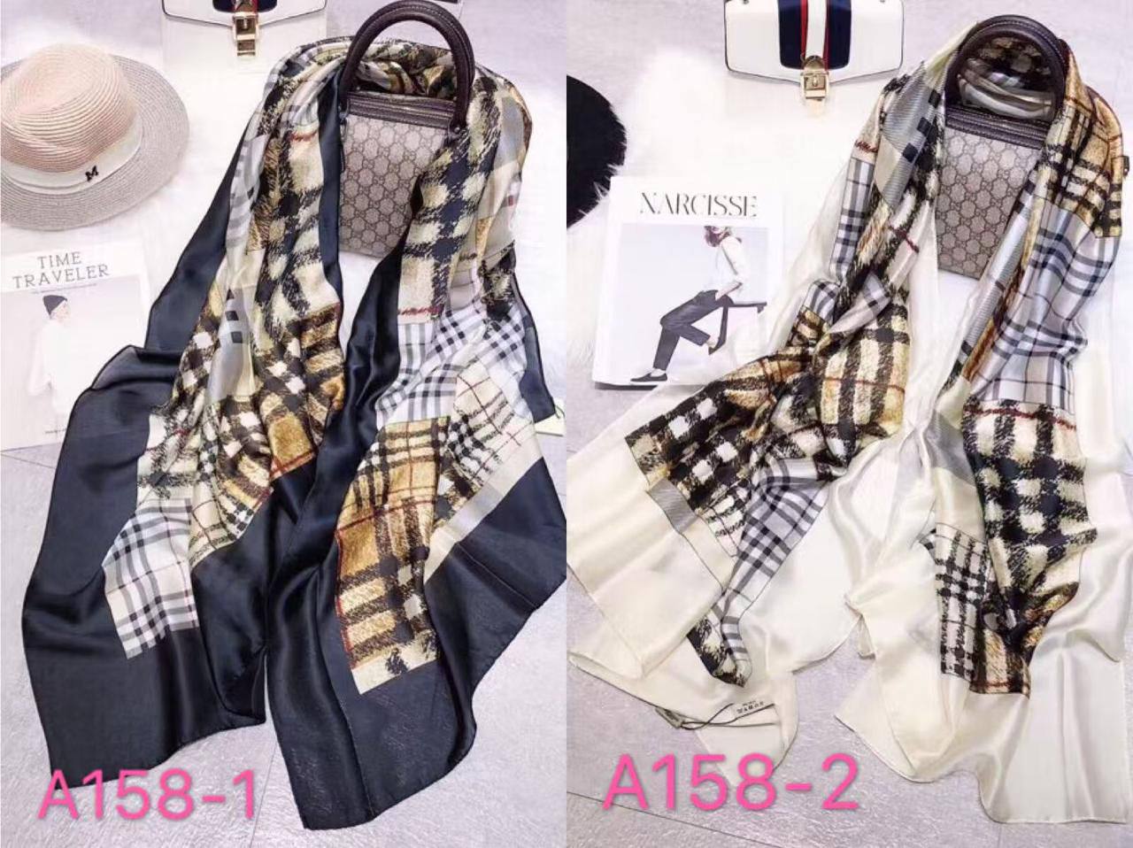Silk scarf 
40 dhs❣️

Zain93
♥️♥️♥️