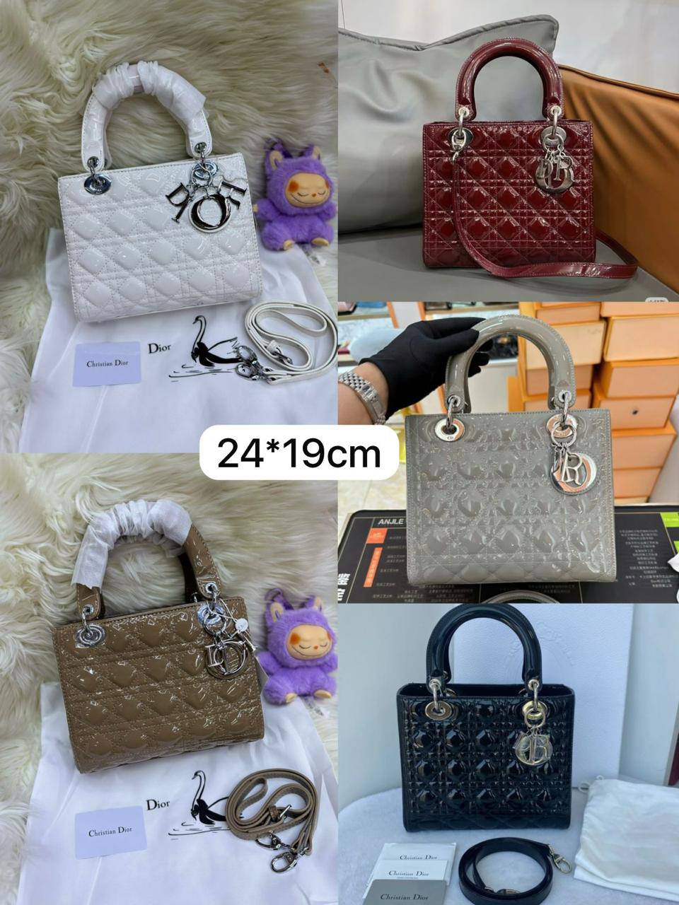 Lady  Dior 
Size: 24 * 19 cm
110 dhs🪙🖤

Zain115
♥️♥️♥️