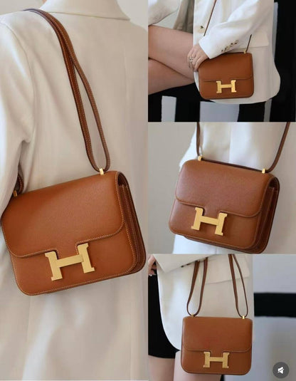 Hermes
good quality, comes 

with box, 
🎁🎁🎁

size... 23* 16 cm 

105 dhs🌺

Zain12
♥️♥️♥️