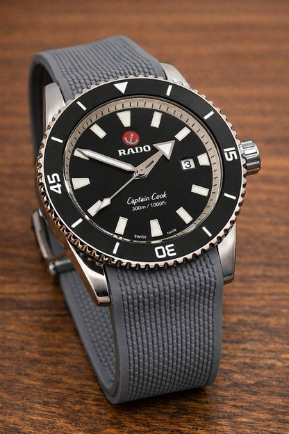 Rado Captain Cook watch for men good quality 
260 dhs👑
automatic

Zain59
♥️♥️♥️