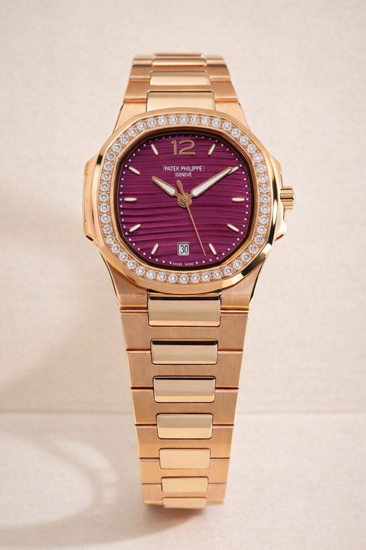 Patek Philippe watch for ladies good quality 
280 dhs❣️
 (size 31mm)

Zain59
♥️♥️♥️