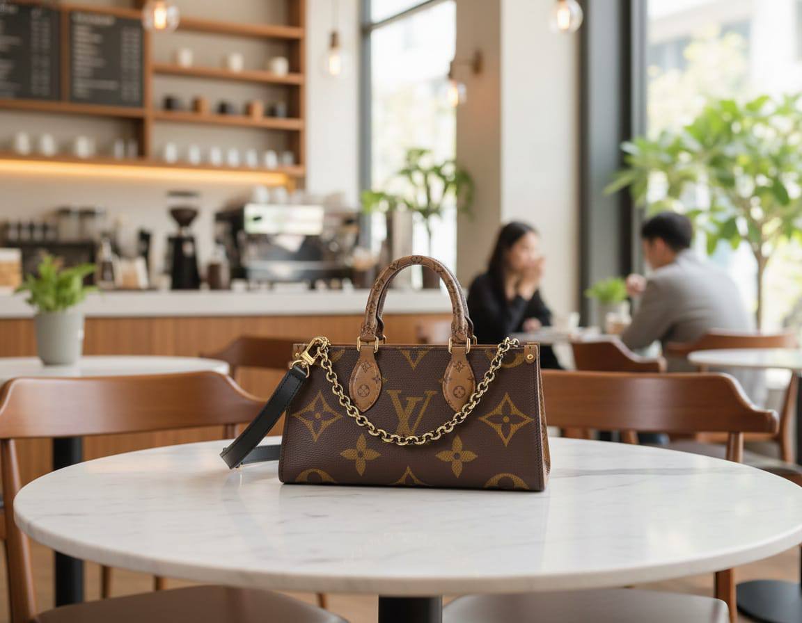 LV
ᴇᴀsᴛ ᴡᴇsᴛ ᴏɴ ᴛʜᴇ ɢᴏ
ᴡɪᴛʜ ᴄʜᴀɪɴ & ʙᴇʟᴛ sᴛʀᴀᴘ
ɢᴏʟᴅ ʜᴀʀᴅᴡᴀʀᴇ
ᴍᴏɴᴏɢʀᴀᴍ ʟᴇᴀᴛʜᴇʀ
sɪᴢᴇ : 23 x 13 x 10 cm
ᴡɪᴛʜ BOX
🎁🎁🎁

110 dhs🪙🌺

Zain31
♥️♥️♥️