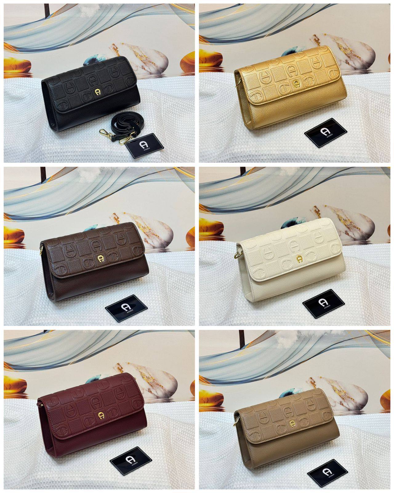 Aigner
Best quality 

with box’s 
🎁🎁🎁

100 dhs💓
size 24 cm

Zain175
♥️♥️♥️