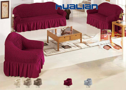 New collection 🎆🎆🎆
Sofa covers set
3+2+1
👉🏽 Stretch cotton 
170 dhs❣️

Zain99
♥️♥️♥️