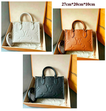 LOUIS VUITTON 

ON THE GO SMALL SIZE 

NEW CAME 

GOOD QUALITY 

WITH BOX 

90  DHS🇦🇪🇦🇪🇦🇪

Zain295
♥️♥️♥️