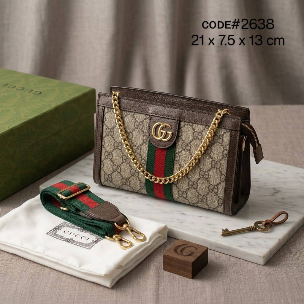 Gucci ᴍɪɴɪ ᴏᴘʜɪᴅɪᴀ GG
sᴜᴘʀᴇᴍᴇ ᴄʀᴏss ʙᴏᴅʏ ʙᴀɢ
ᴡɪᴛʜ ɢʀᴇᴇɴ & ʀᴇᴅ ᴡᴇʙ sᴛʀᴀᴘ
ɢᴏʟᴅ ʜᴀʀᴅᴡᴀʀᴇ
sɪᴢᴇ: 21 cm
ᴡɪᴛʜ BOX

75 dhs💓

Zain31
♥️♥️♥️