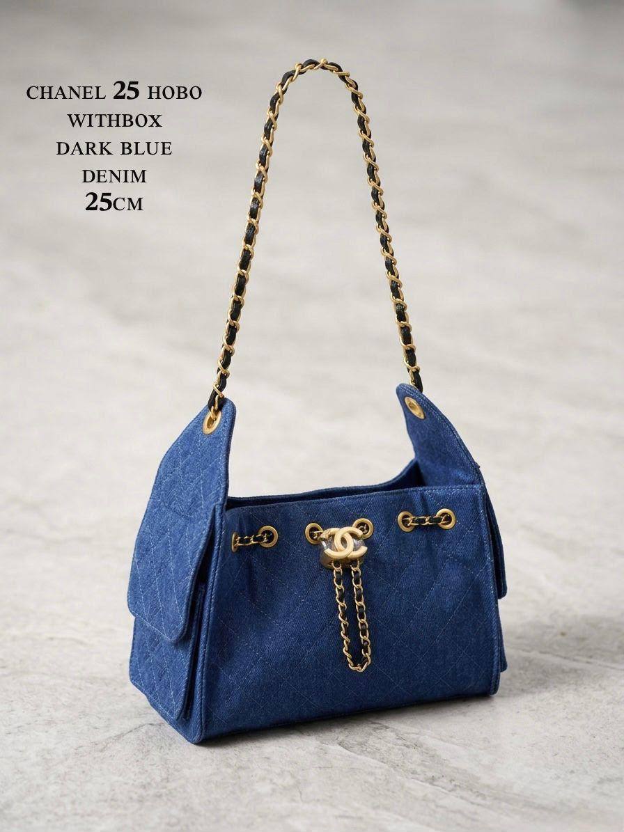 Chanel 25 ʜᴏʙᴏ ʙᴀɢ 
ɢᴏʟᴅ ʜᴀʀᴅᴡᴀʀᴇ 
ᴡɪᴛʜᴏᴜᴛ ʙᴏx
ᴄᴀᴠɪᴀʀ 
sɪᴢᴇ:25ᴄᴍ
120 dhs✅

Zain56
♥️♥️♥️