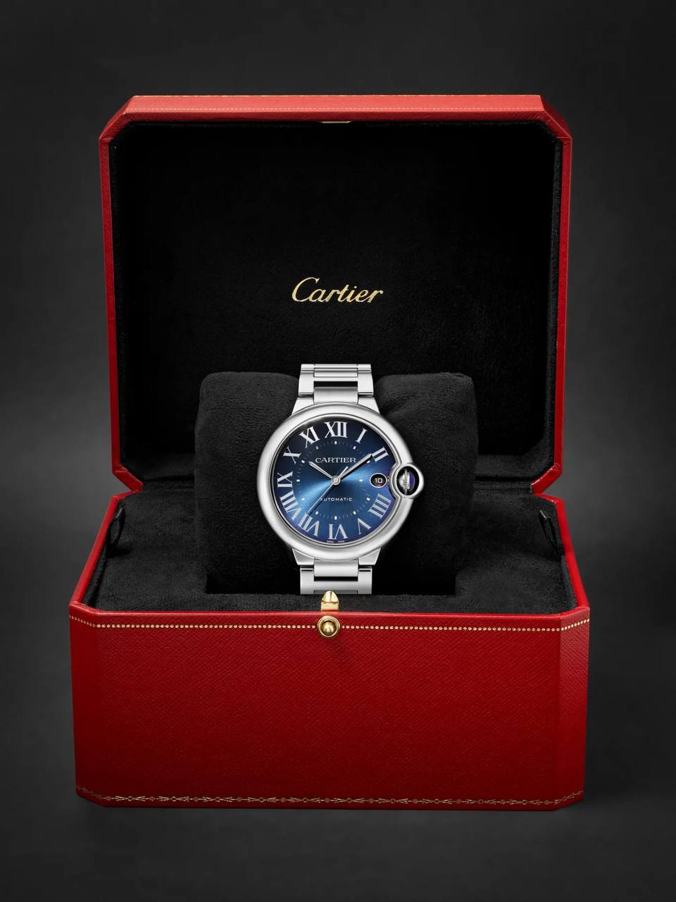 Cartier 
watch for men 
good quality automatic 
260 dhs✅

Zain59
♥️♥️♥️