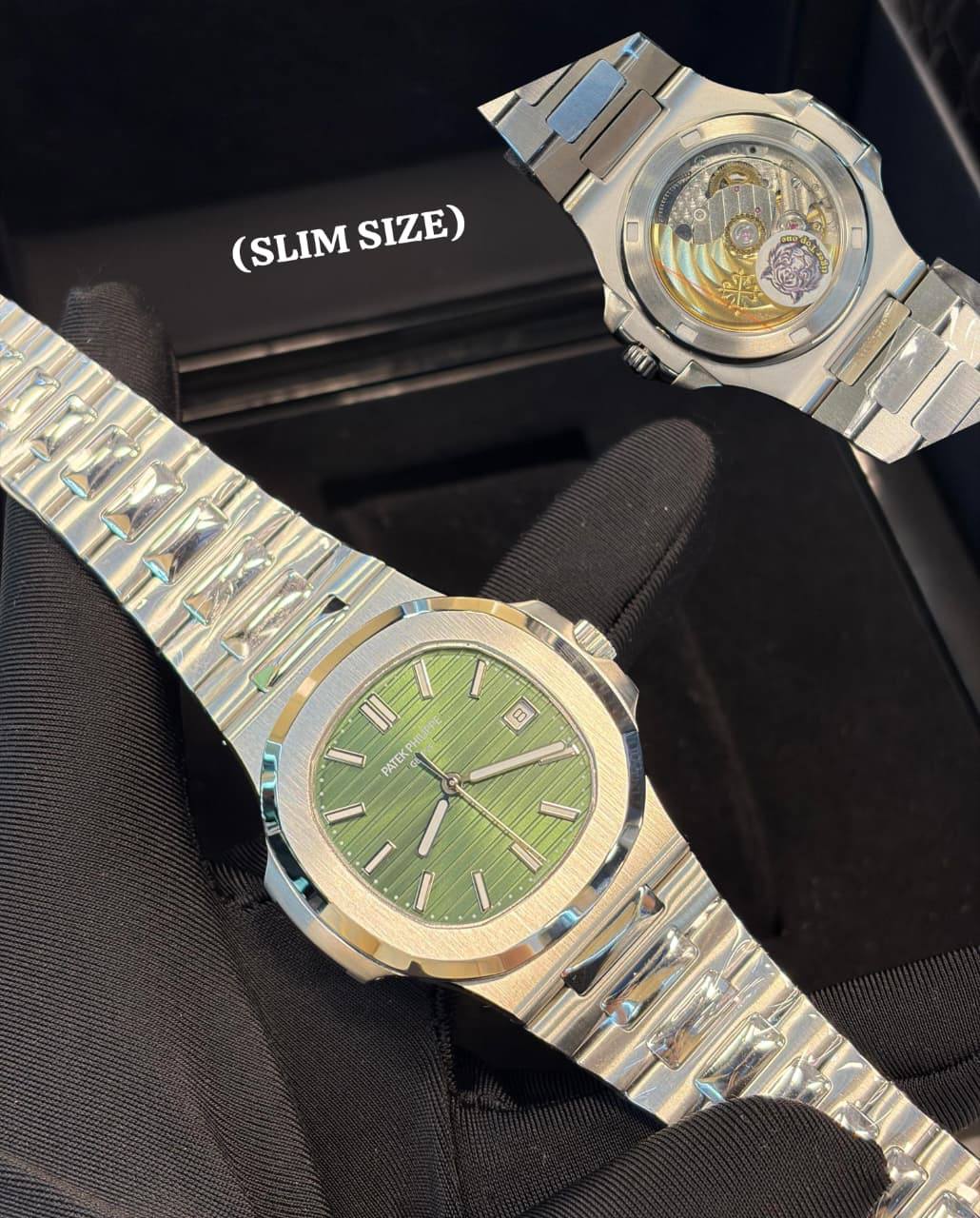 Patek Philippe watch for men SUPER QUALITY  automatic 
500 dhs🗽
 ( SLIM SIZE)

Zain59
♥️♥️♥️