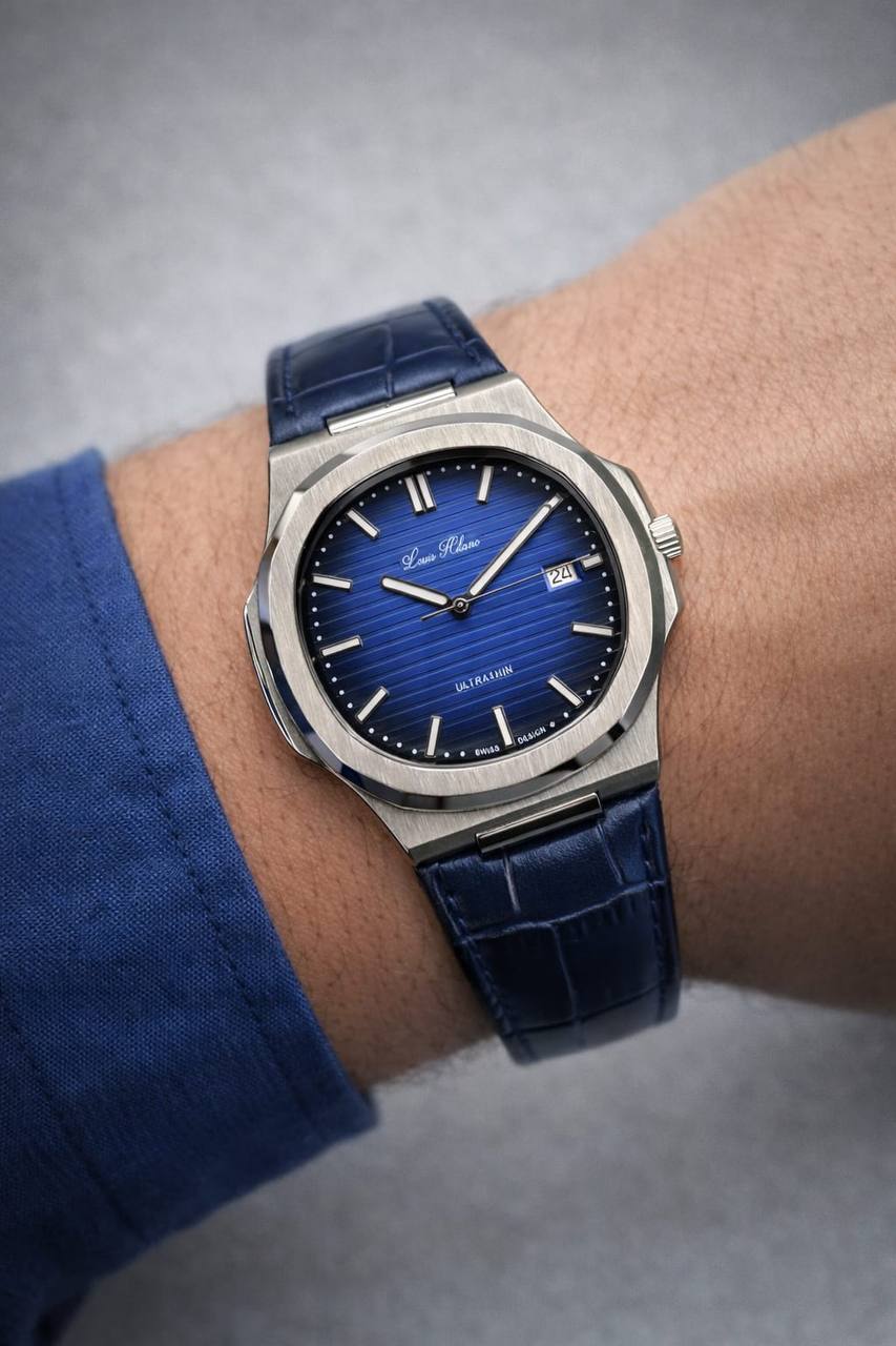 Louis Hilano watch 
for men good quality 
280 dhs💓
 slim size

Zain59
♥️♥️♥️