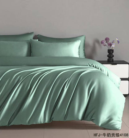 New collection 
Master 💥💥
Bedsheets set
100 %
Silk 
King size cover 6pcs set 
1 duvet cover 240/220
1 fitted sheets 200/200+30
4 pillowcases 75/50
170 dhs🇦🇪🇦🇪

Zain99
♥️♥️♥️
