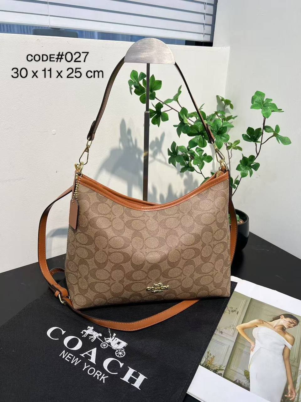 COACH ʟᴀᴜʀᴇʟ 
sʜᴏᴜʟᴅᴇʀ  ʙᴀɢ
ᴡɪᴛʜ ʟᴏɴɢ ʙᴇʟᴛ sᴛʀᴀᴘ
ɢᴏʟᴅ ʜᴀʀᴅᴡᴀʀᴇ
sɪᴢᴇ : 30 cm

70 dhs✅

Zain31
♥️♥️♥️