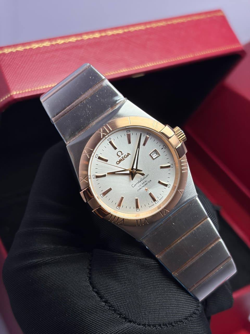 Omega watch for men
 good quality battery
220 dhs✅
 (size 40mm)

Zain59
♥️♥️♥️