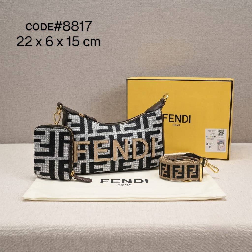 Fendi ᴄʀᴏssʙᴏᴅʏ
ɪᴛ ʜᴀs ᴢɪᴘ ᴡᴀʟʟᴇᴛ
FF ᴊᴀᴄǫᴜᴀʀᴅ ᴄᴀɴᴠᴀs
ɢᴏʟᴅ ʜᴀʀᴅᴡᴀʀᴇ
sɪᴢᴇ : 22 cm
ᴡɪᴛʜ BOX

75 dhs✅

Zain31
♥️♥️♥️