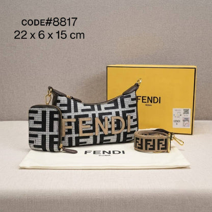 Fendi ᴄʀᴏssʙᴏᴅʏ
ɪᴛ ʜᴀs ᴢɪᴘ ᴡᴀʟʟᴇᴛ
FF ᴊᴀᴄǫᴜᴀʀᴅ ᴄᴀɴᴠᴀs
ɢᴏʟᴅ ʜᴀʀᴅᴡᴀʀᴇ
sɪᴢᴇ : 22 cm
ᴡɪᴛʜ BOX

75 dhs✅

Zain31
♥️♥️♥️