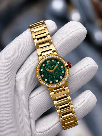 Bvlgari 
watch for ladies 
good quality 
320 dhs💓

Zain59
♥️♥️♥️