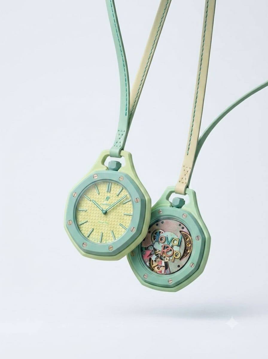 Audemars Piguet x Swatch
Blaue Acht pocket watch
From the Royal Pop Collection
With BOX

75 dhs💓

Zain239
♥️♥️♥️