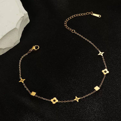 New arrival anklet 
Stainless steel with 18k gold plated 
Non tarnish 
35 dhs🪙🪙

Zain243
♥️♥️♥️