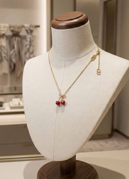 VALENTINO 💓
* *New Collection*  🍒🍒🍒
* Cherryfic Metal And Enamel Necklace With Earings
* ⁠🍒🍒 Set
↗️ *Super Master Quality ®️*

*170 dhs🇦🇪* with *Normal* Box & Bag
*220 dhs🇦🇪* with *Orignal* Packaging 🎁

Zain106
♥️♥️♥️