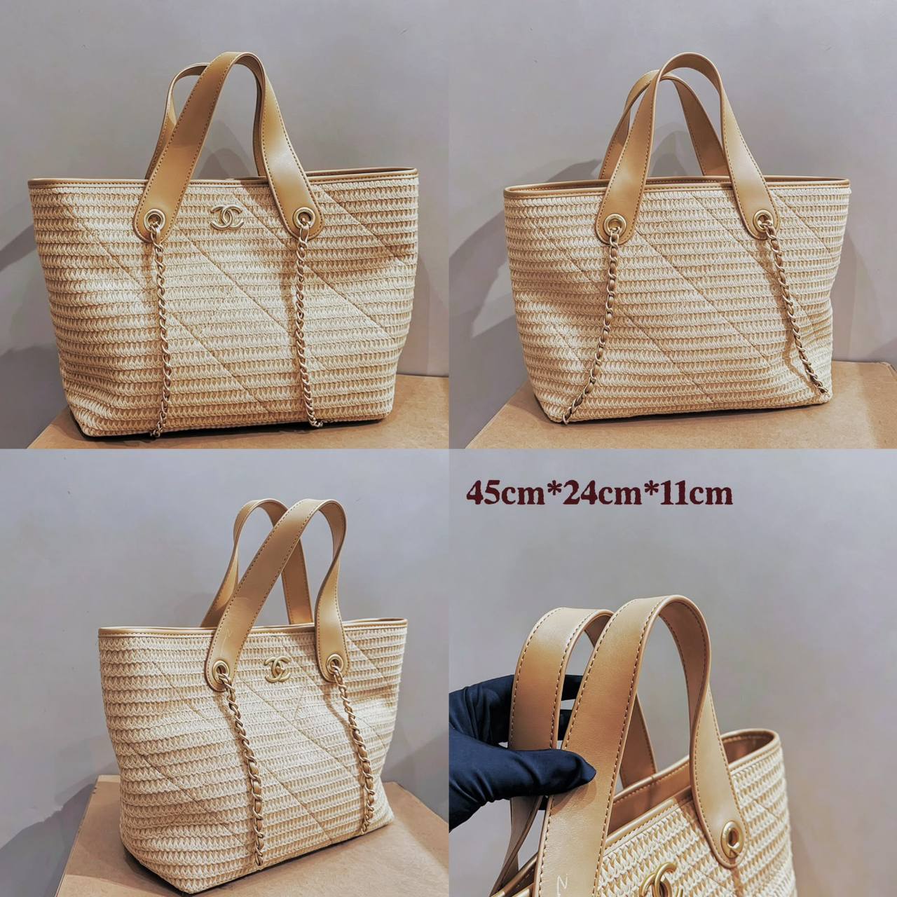CHANEL 

BEACH BAG 

COPY ONE

 NEW CAME 

150 DHS🇦🇪🇦🇪
Zain295
♥️♥️♥️